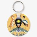 Ugandan Emblem keychains by FlagStore Ugandan Emblem keychains