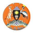 Ugandan Emblem magnets by FlagStore Ugandan Emblem magnets