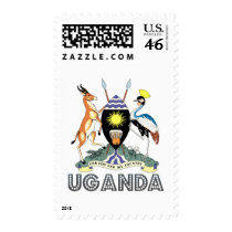 Ugandan Emblem postage