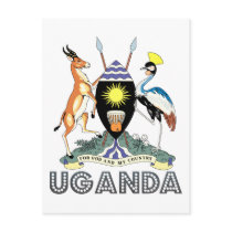 Ugandan Emblem postcards