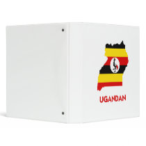 UGANDAN MAP 3 RING BINDERS