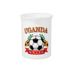 Ugandan Soccer Designs Drink Pitcher