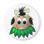 Uggles - Tiki White Magnets