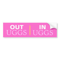 UGGS BUMPER STICKER bumper stickers