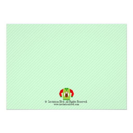 Ugly Christmas Sweater Holiday Party Invitation