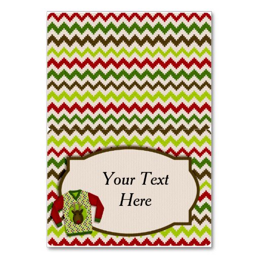 ugly christmas sweater party food tent card zazzle ugly christmas sweater party food tent card zazzle