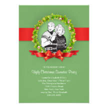 Ugly Christmas Sweater Party Invitations