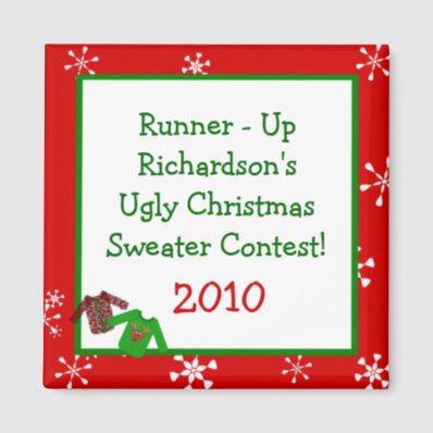 Ugly Christmas Sweaters Small Sweaters Magnets