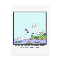 Ugly Duckling postcards
