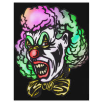 Ugly Evil Clown Flyer