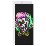 Ugly Evil Clown Rack Cards