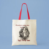Ugly Is To The Bone Tote Bag bags