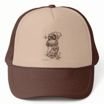 Ugly Monkey with Flower and Bug (Hat) by Gary_Shipman Ugly Monkey with Flower and Bug (Hat)