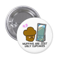 Ugly Muffin Pinback Buttons
