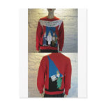 Ugly Santa Sweater for the Win! Post Cards