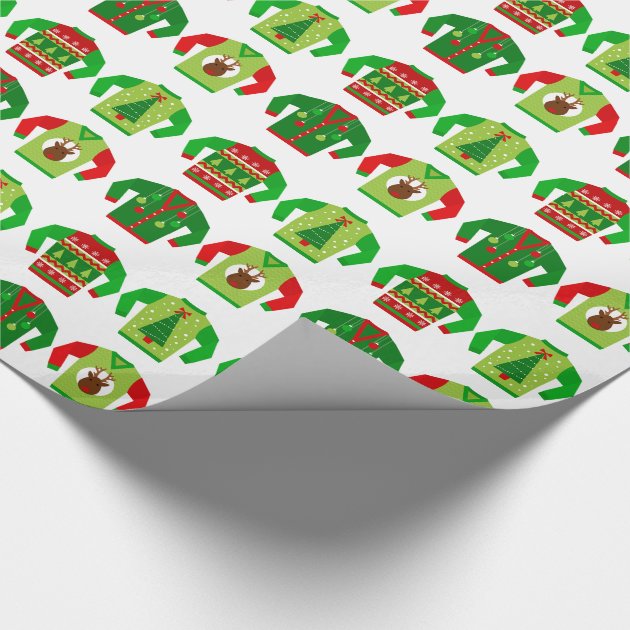 Ugly Sweater Christmas Wrapping Paper 4/4