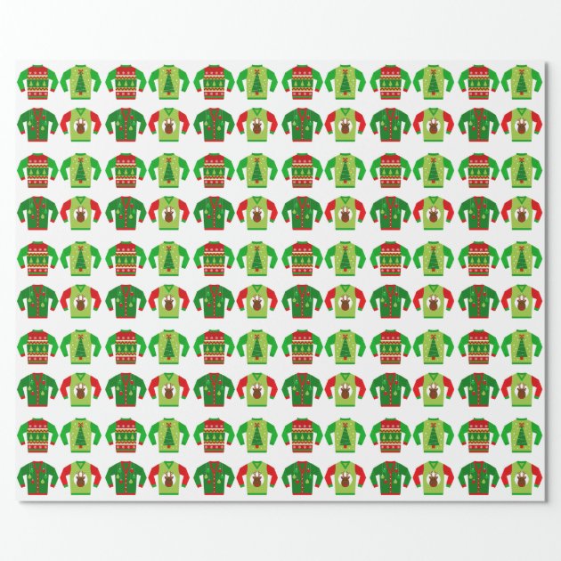 Ugly Sweater Christmas Wrapping Paper
