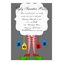 Ugly Sweater Party Cards