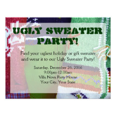 Ugly Sweater Party Invitations