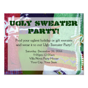 Ugly Sweater Party Invitations