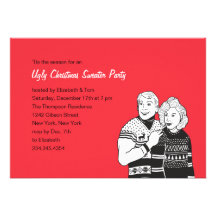 Ugly Sweater Party Invitations