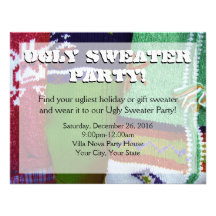 Ugly Sweater Party Invitations