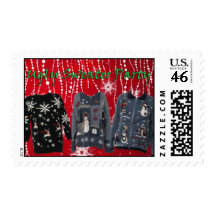 Ugly Sweater Party Postage