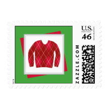 Ugly Sweater Party Postage Stamp