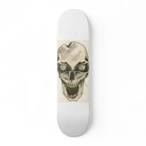 uglyskull custom skateboard