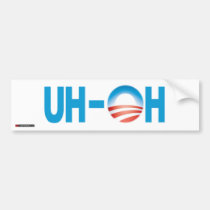 Uh-Oh Bumper Sticker bumper stickers
