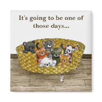 Uh Oh! Magnet by 13BlackCatsDesigns Uh Oh! Magnet