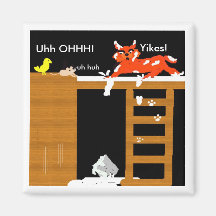 UH OH Magnet
