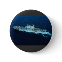 UHA-3 "Belleau Wood", amphibious assault helicopte Pinback Button