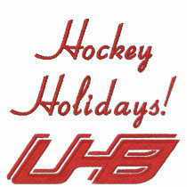 UHB Hockey Holidays! embroidered shirts by unitedhockeyblades UHB Hockey Holidays! embroidered shirts
