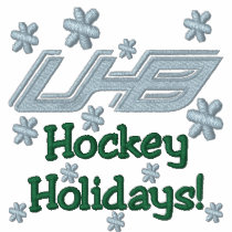 UHB Hockey Holidays! embroidered shirts by unitedhockeyblades UHB Hockey Holidays! embroidered shirts