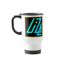 UIZE Mug (black and white travel mug)