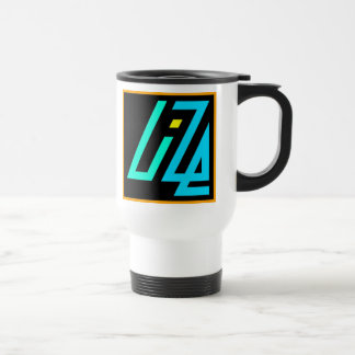 UIZE Mug (black and white travel mug)