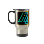 UIZE Mug (brushed metal travel mug)