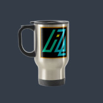 UIZE Mug (brushed metal travel mug)