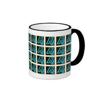 UIZE Mug (closely tiled matrix on white)