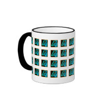 UIZE Mug (tiled matrix on white)