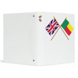 UK and Benin Crossed Flags binders