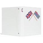 UK and BIOT Crossed Flags Vinyl Binder