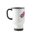 UK and British Virgin Islands Crossed Flags mugs