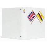 UK and Brunei Crossed Flags binders