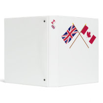 UK and Canada Crossed Flags binders by Vexillophile UK and Canada Crossed Flags binders