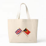 UK and East Timor Crossed Flags bags