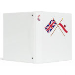 UK and Gibraltar Crossed Flags Binder