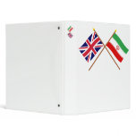 UK and Iran Crossed Flags binders