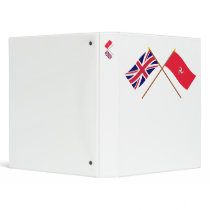 UK and Isle of Man Crossed Flags binders by Vexillophile UK and Isle of Man Crossed Flags binders